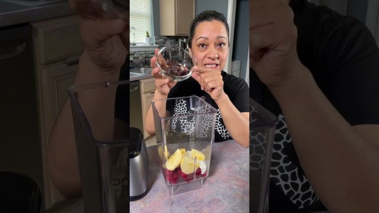 Licuado de Frambuesa con Manaza al estilo Dina's Kitchen #foryou #food #cocinamexicana #receta