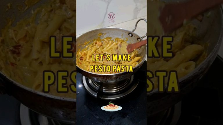 part 2 of pesto pasta #kidscooking #cookingvlog #pasta #pestopasta #homecook #homemade
