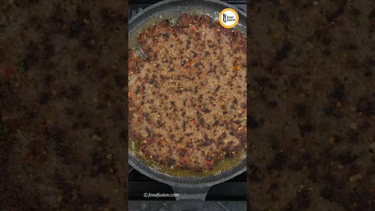 Giant Chapli Kabab Pro Max with Hari BBQ Chutney Recipe by Food Fusion