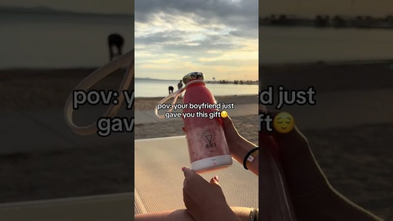 pov: you love smoothies and your boyfriend bought you this gift😍