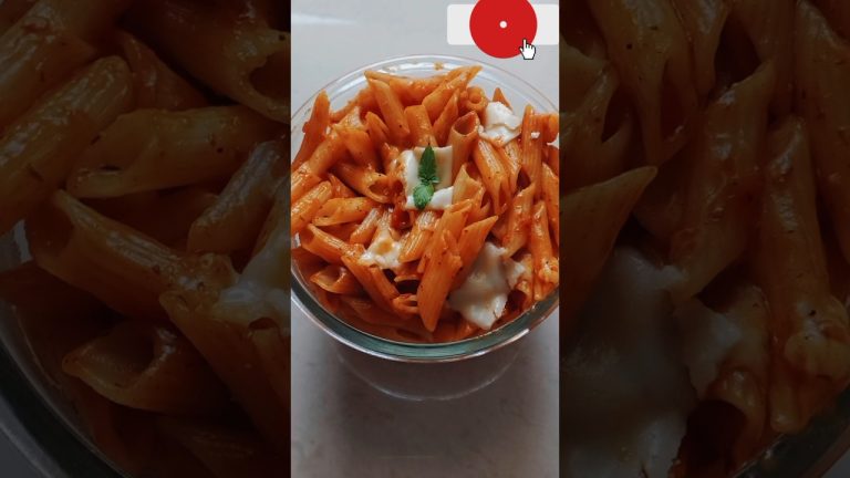 Super Quick and Easy Pasta Recipe ❤😍#shorts #ytshorts #shortsfeed #viral #trending#cooktokitchen