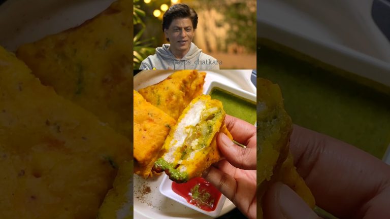 Shah Rukh Khan's favorite Street Food Recipe 😋  #shorts #viral #trending #breadpakoda #shahrukh