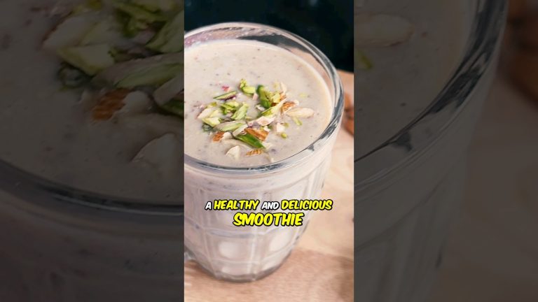 Quick and Easy Healthy Smoothie 🥤| No Sugar Added! #healthyrecipes #breakfastrecipes #easybreakfast