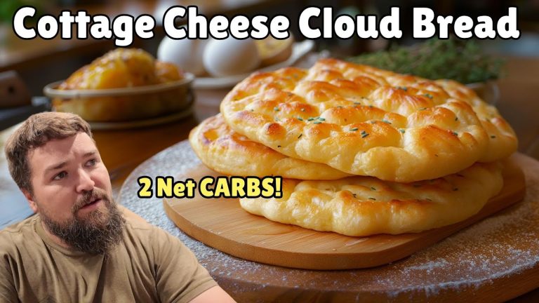 Cottage Cheese Cloud Bread! Low Carb high protein bread – Delicious recipe