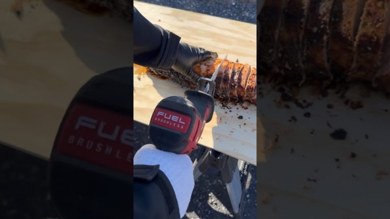 Cooking a 10 Pound Pork Loin on the Jobsite