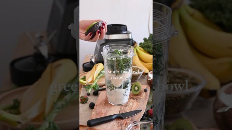 Gut Healthy Avocado Smoothie Bowl Recipe