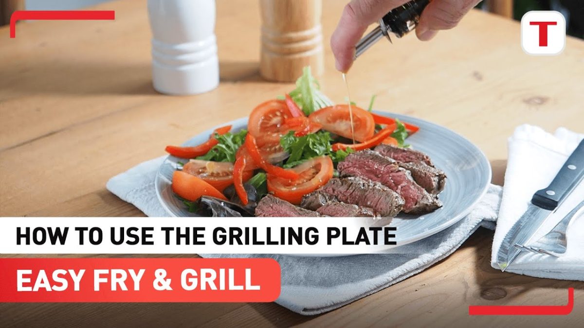 How to use the grilling plate | Tefal Easy Fry & Grill