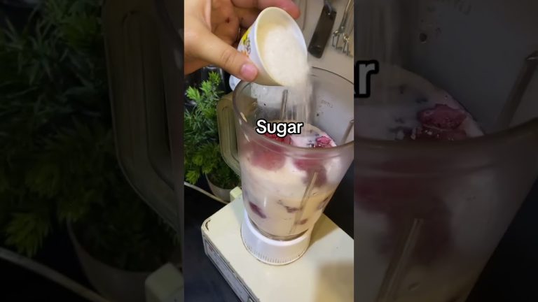 Strawberry milkshake #shorts #viral