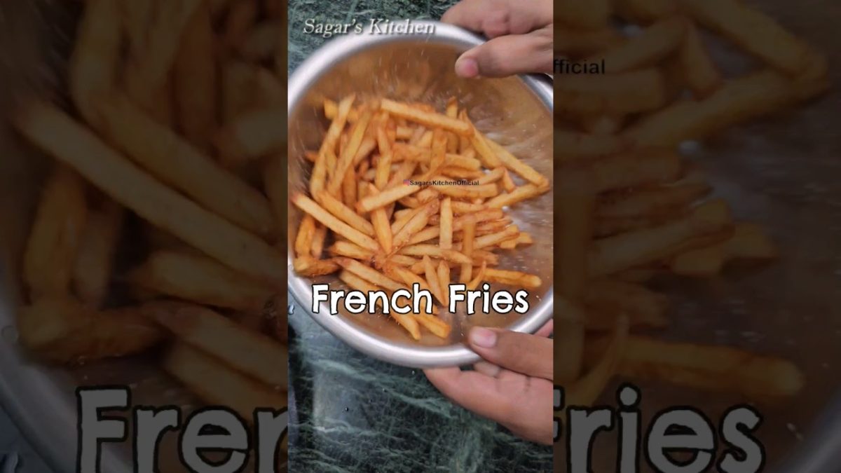 Crispy and Perfect, Easy way to make French Fries at Home #Shorts #Viral #FrenchFries