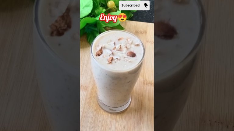 No Sugar, High Energy Dry Fruits Smoothie 😍👌#shorts #ytshorts #shortsfeed #viral #trending #yt