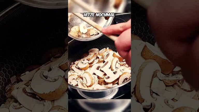Die beste Champignon Pasta in der Welt | #rezept #cooking #kochen #shorts