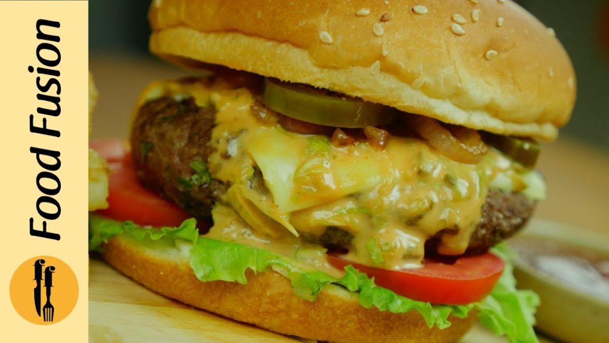 Beef Burger with Fusion Sauce Recipe by Food Fusion (Eid Recipe)
