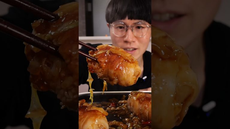 pork rice bowl with starchy sauce 🐖🍙 #food