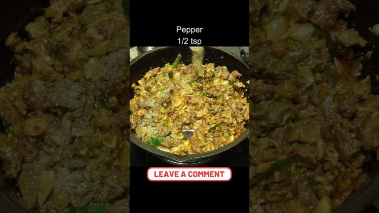 ബീഫ് ഫ്രൈ എന്ന് പറഞ്ഞാൽ ഇങ്ങനെ തന്നെ ഉണ്ടാക്കണം👌 | Beef Fry Kerala Style Recipe #shorts