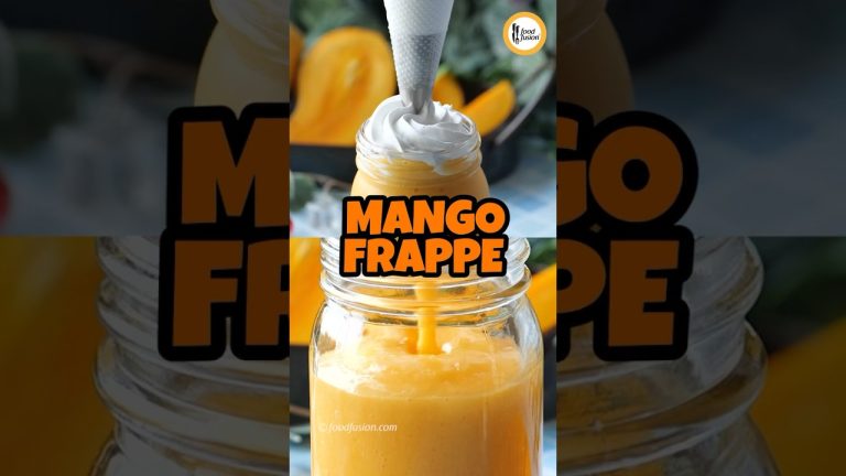 Mango Frappe Recipe By Food Fusion