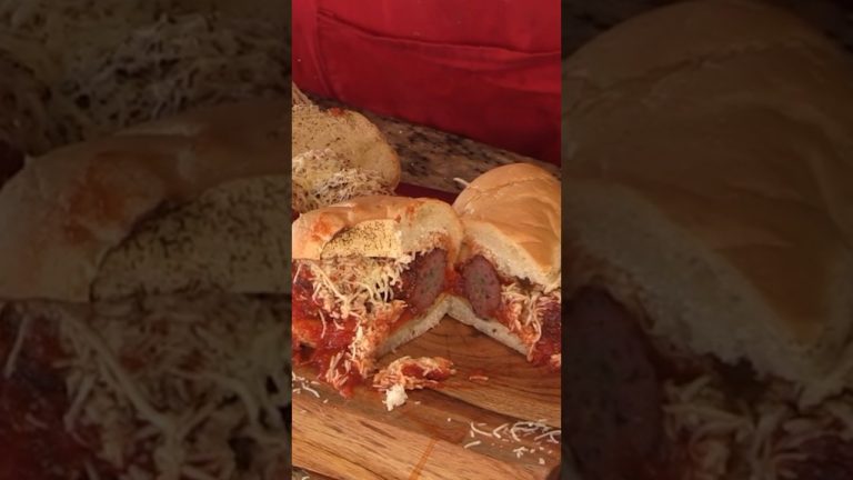 Smoked Meatball Sandwich Have You Ever Tried One??? #meatballsub #beef #sandwich