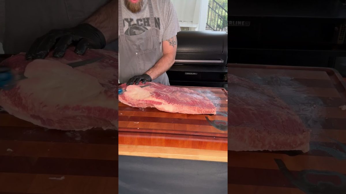 Brisket Trim & Seasoning #brisket #traeger #bbqlife