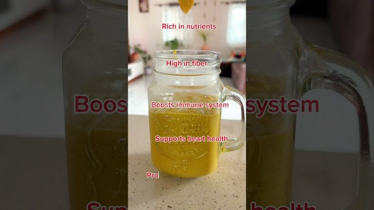 Ultimate Oats Mango Smoothie Recipe | Healthy Breakfast Smoothie for Weight Loss & Low Cholesterol