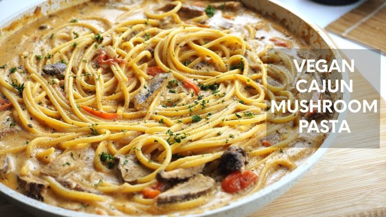 Vegan Cajun Mushroom Pasta Recipe