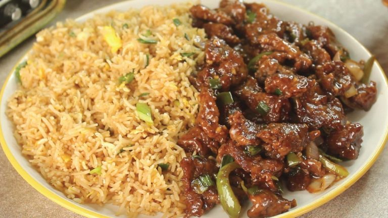 Beef Chilli Dry without Undercut! & Egg Fried Rice 😍 Recipe By Chef Hafsa