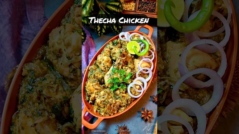 Chiken Recipe | Chicken Thecha | Chakhna recipe | Chicken Starter | Thecha Chicken Recipe | #shorts