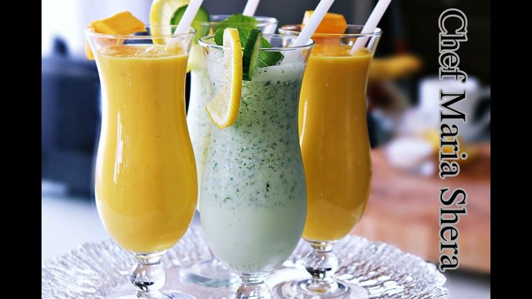 Afghan yogurt drink-Mango Lassi- Mango smoothie- Doogh recipe- Afghan recipes