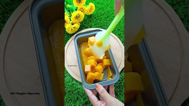 পাকা আমের পুডিং #shortvideo #recipe #food #viral #shorts