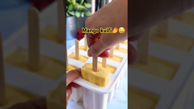 mango kulfi🥭🤤#icecream #kulfirecipe #food #recipe #sweet #dessert #shortvideo #shorts