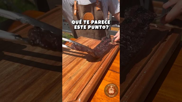 ENTRAÑA 🤤 Qué te parece este punto 🤔 #asado #carne #bbq