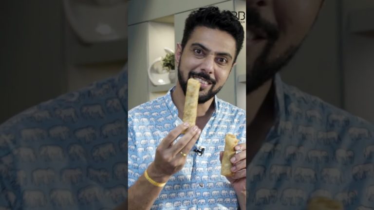 Veg Spring Roll (recipe link in pinned comment) #shorts