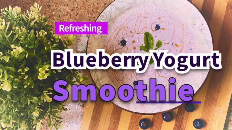 Blueberry Yogurt Smoothie Recipe – #Trending Drink for Summer #1