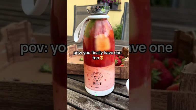 pov: you finally bought it😍 it lets you make smoothies anywhere within 30 seconds!💖