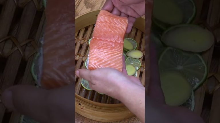 🐟🍋 Cook Fish Like This | Steamed Salmon | #shorts | #cooking | #recipes