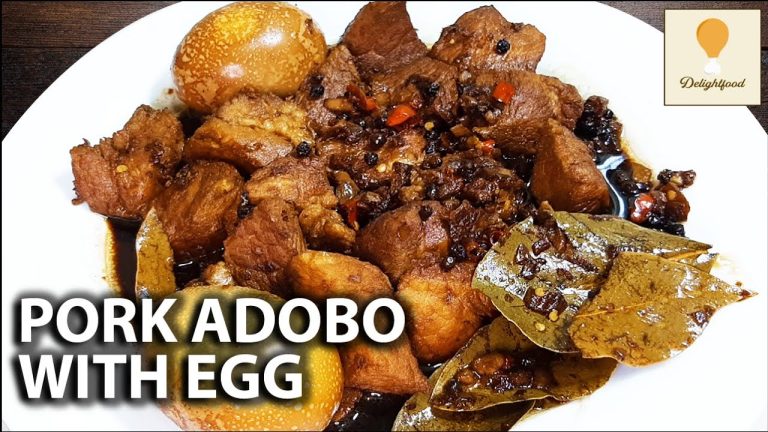 Pork Adobo with Egg | Adobong Baboy | Cooking guide
