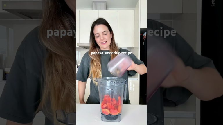 Papaya smoothie #papaya #papayasmoothie #smoothie #healthysmoothie #healthyfood