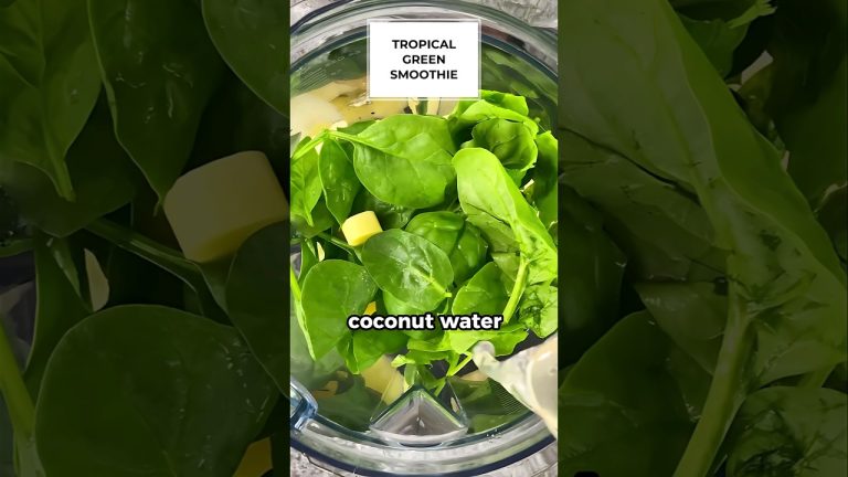 The Green Smoothie I Drink Every Day (good for weight loss, protein, omegas)