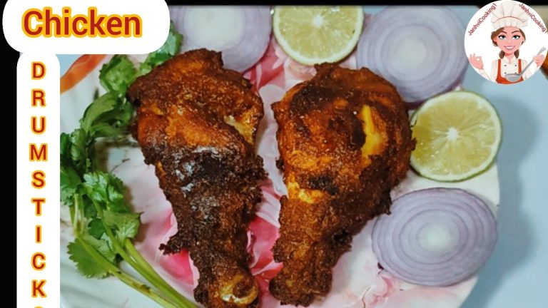 CHICKEN DRUMSTICKS | SPICY CHICKEN DRUMSTICKS | CHICKEN LEG PIECE FRY RECIPE BY JanhviCooking1