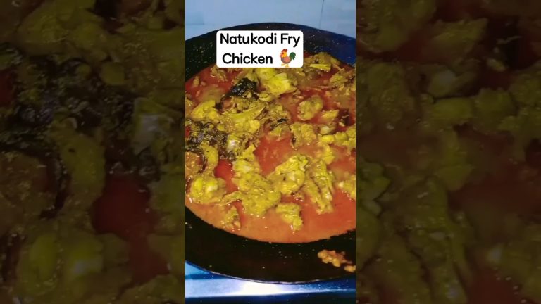 Natukodi Fry chicken🐓 Recipe #shorts #short #chicken#food #foodclips #cooking #chickenrecipes