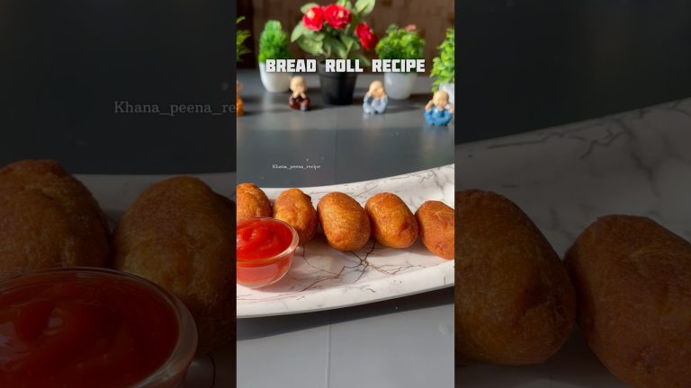 Recipe of crispy Bread Roll #shorts #viral #crunchy #snacks