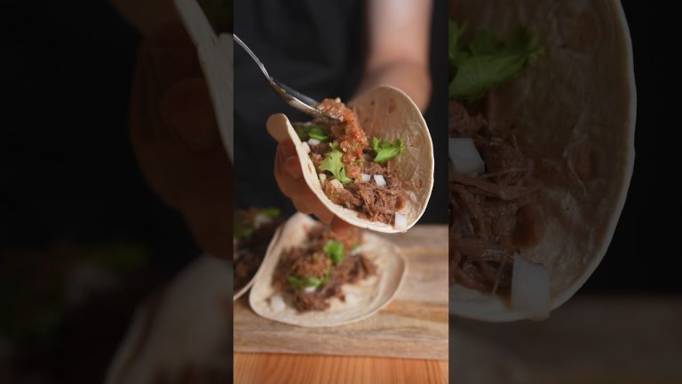 טאקו ברבקואה בתנור וסיר לחץ