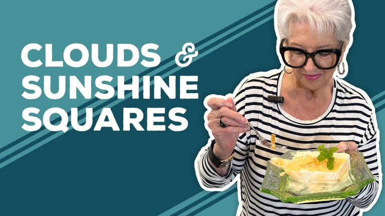 Love & Best Dishes: Clouds and Sunshine Squares Recipe | Summer Dessert Ideas