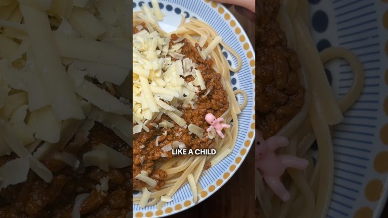 Eating like a Child | Spag Bol