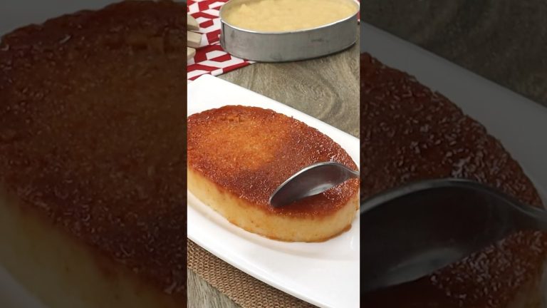 Cassava cake and leche flan in one delicious dessert #shorts