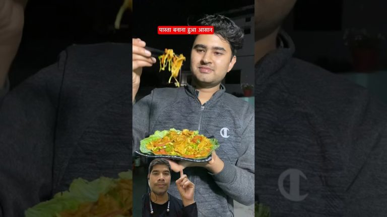 पास्ता घरपे बनाने का सबसे आसान तरीका What are the 5 main types of pasta? #shorts