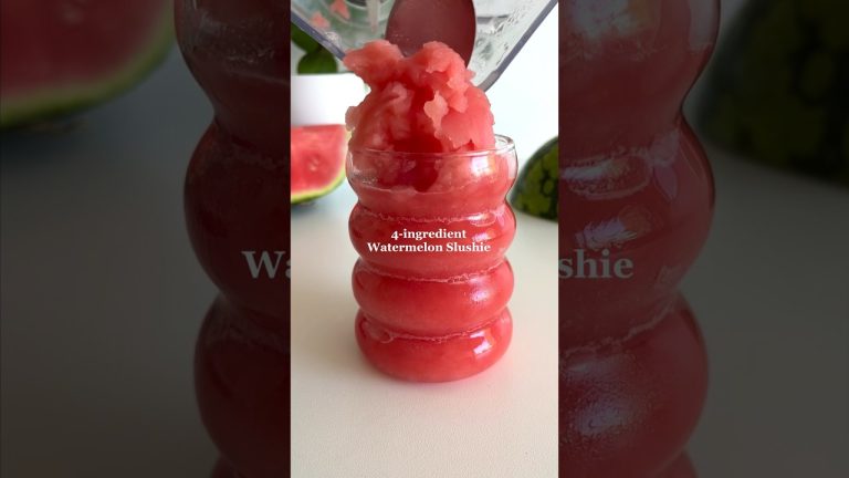 Refreshing Dessert Idea for Summer☀️ #easyrecipes #slushie #quickrecipe