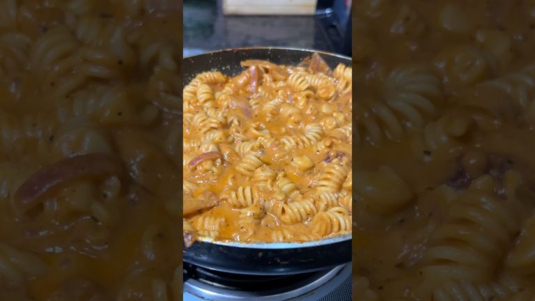 Quick pasta recipe😋🍝 #pasta #quickrecipe #pastalover #food #asmr #explore #shortvideo #fyp