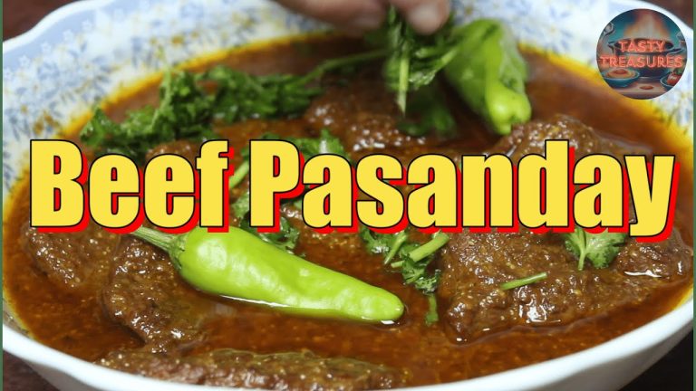 Beef Pasanday Recipe by Tasty Treasures | Eid recipe | Beef recipes