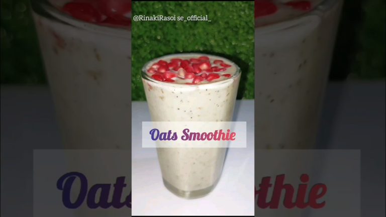 Weightloss oats smoothie Recipe|| Breakfast smoothie#Oats Smoothie#shorts#asmr #asmrvideo#asmrsound