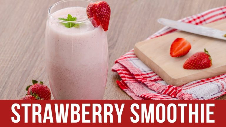 Strawberry Smoothie | Strawberry Smoothie Recipe | Bitrecipes
