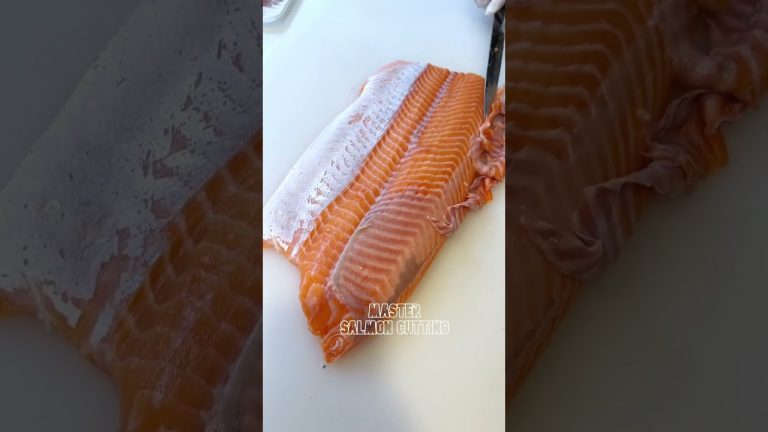 Salmon FILLETING Tachniques guide (Part 2) | #SalmonCutting #SalmonASMR #SalmonSashimi